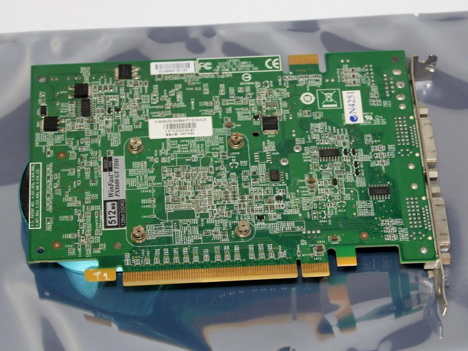 GeForce 8600 GT 512MB, DDR2, PCIE, Dual-DVI, Leadtek WinFast PX8600GT TDH, WORKS - Image 3 of 3