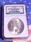 1922 BINION HOARD COLLECTION PEACE SILVER DOLLAR NGC MS 64 ~ BRIGHT COIN 👀