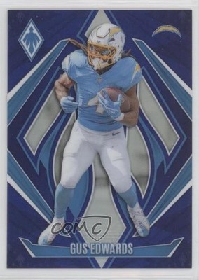 2024 Panini Phoenix Blue 12/50 Gus Edwards #65 0i9z