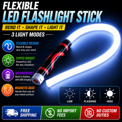 #ad Flexible LED Flashlight StickWork Light With High LED $21.84