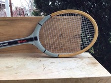 Tennis Racquet Wilson Gray With Black Stripes Jack Kramer