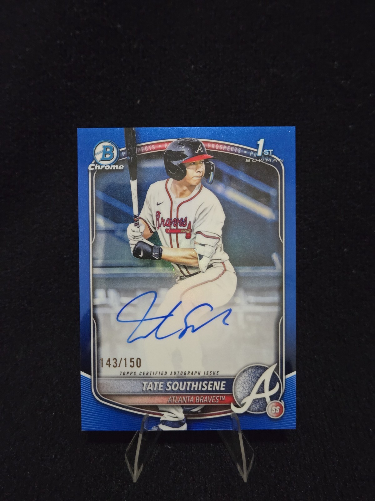 2025 Bowman Draft Tate Southisene Chrome Auto Blue Refractor 1st /150