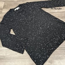 Loft Petites Speckled Lightweight Keyhole Sweater Size XXS