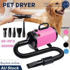 Pet Hair Dryer Hairdryer 3200W Dog Cat Grooming Blower Blaster Heater Adjustable