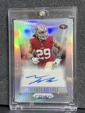 2024 Panini Prizm Deca Talanoa Hufanga #S-THA Auto Silver Prizm 