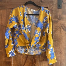 FRNCH Paris floral top
