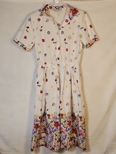 VTG Willow Ridge Floral Cottage Core Dress 100 Cotton Size 10P pre-owned