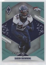 2021 Panini Phoenix Rookie Teal 15/150 Baron Browning #186 0xg5