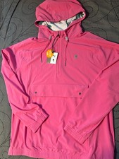 PUMA GOLF ANORAK CHARMING PINK PALM TREE CREW...