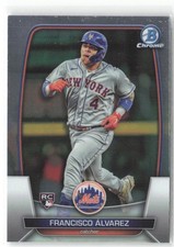 2023 Bowman Baseball Chrome Francisco Alvarez #35 RC New York Mets