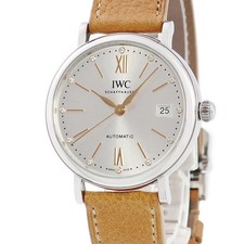 IWC Portofino Automatic 37 IW458601 Silver Men's Used Watch #3104