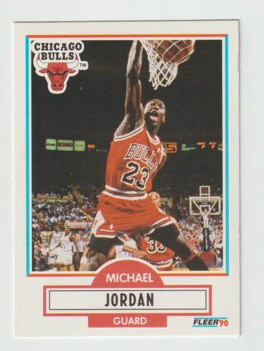 1990/91 FLEER BASKETBALL #26 MICHAEL JORDAN