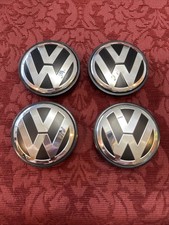 Set Of 4 Vw Volkswagen 56mm 2.2 Wheel Center Hub Cap 1j0-601-171 Silver
