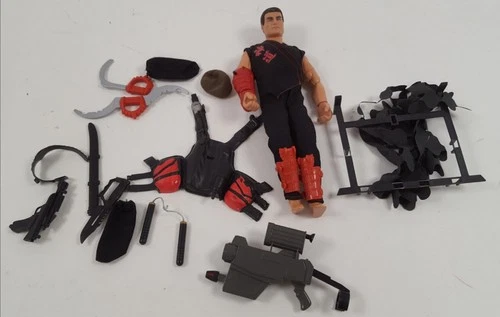 1994 Hasbro GI Joe Ninja Force 12 Inch Figure Bundle Accessories