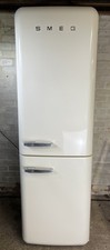 Smeg FAB32 Fridge Freezer Cream. Used. Right Hand Hinge. FAB32RCR3UK