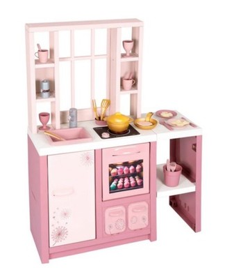 Smoby Spielküche Loft Fleur mit Sound Spiel Küche und Zubehör 96 cm Kinderküche