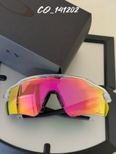 Oakley RADAR EV PATH OO9208 Clear Frame Pink Lenses W PRIZM LENS