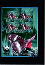 Aitutaki - Isole Cook - 2014, Farfalla Luna Blu - 3, **/MNH