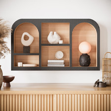 Wooden Wall Mounted Cubby Shelf 30.5" X 18.25"