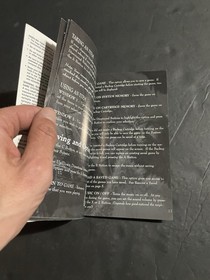 alone in the dark sega saturn Manual only