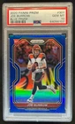 2020 Prizm Joe Burrow SP Blue Rookie RC #307 Bengals PSA 10