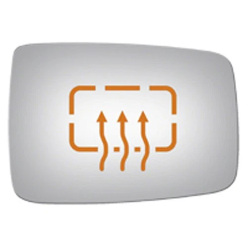 CH1323627 Mirror Glass Perf Passenger Side