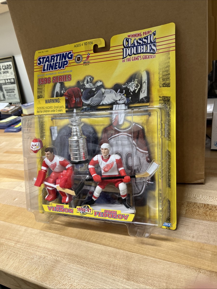 1998 Starting Lineup Classic Doubles Mike Vernon and Sergei