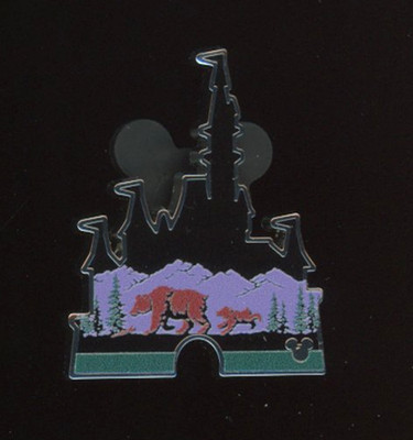 2026 WDW Castle Series Wave A Wilderness Lodge Hidden Mickey Pin