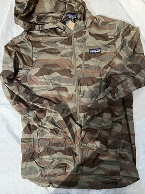 Patagonia Men's Houdini JacketNWT Bear Witness Camo Sage Khaki