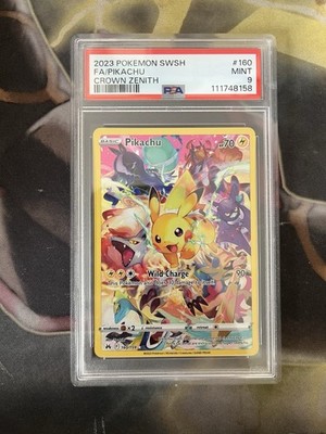 Pikachu (Secret) 160/159 Crown Zenith Holo PSA 9 | eBay