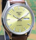 Rare Vintage Seiko 5 Automatic Day Date Movement No. 6309A Japan Made Mens Watch