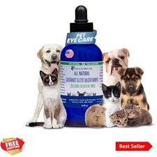 All-Natural Pet Eye Drops for Infections  Cataracts - Colloidal Silver  DMSO