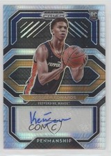 2021 Panini Prizm Draft Picks College Penmanship Hyper Kessler Edwards Auto 0m1w