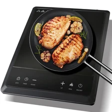 1700W Portable Induction Cooktop,Electric Induction Cooker and Burner,Counter...