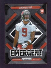 2025 Panini Prizm Emergent #3 Emeka Egbuka Tampa Bay Buccaneers RC