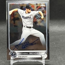 2022 Topps Chrome - Rookie Autographs Anthony Bender #RA-AB (AU, RC)