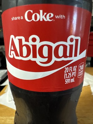 Share A Coke with Abigail 2025 Personalized Gift Coca Cola Bottle