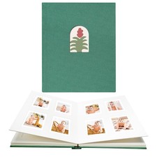 Album Photo à Poches 104 Pochettes Compatible Instax Mini 12/11/99 Vert