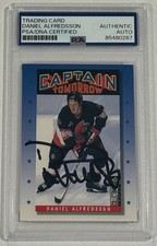 Daniel Alfredsson Signed 1996 Upper Deck Collector’s Choice #344 PSA Authentic