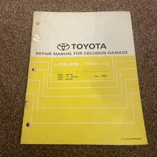 Toyota Liteace Townace Kr2 Yr2 Cr2 Repair Manual For Collision Damage Jan 1992