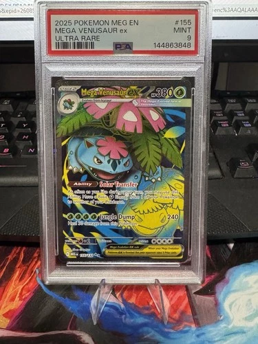 Mega Venusaur Ex #155 Ultra Rare PSA 9 Mint