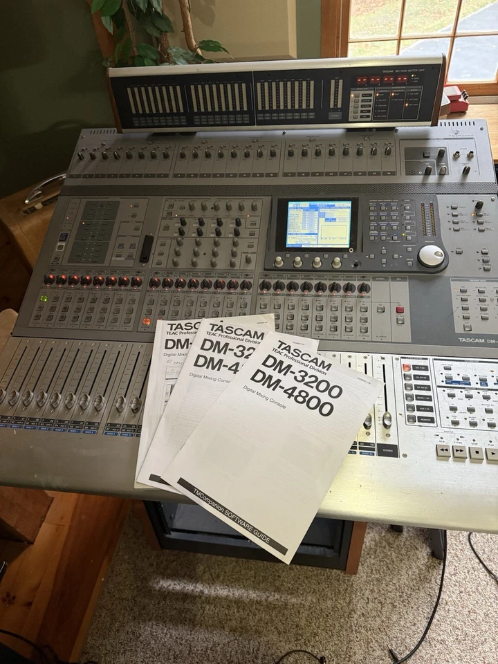 Tascam DM-4800 Digital Mixer 64 With MU-1000 Meter Unit - Great Shape Used - Image 4 of 4
