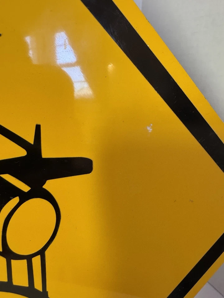 Aluminum Crossing Sign Drummer Zone Cross Xing Style A Diamond Street Signal - image 3 of 4