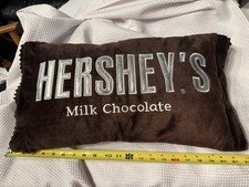 Hershey's Chocolate Bar Plush Pillow New Official 2010 Sweet Thang 22&rdquo; X 12&rdquo; Sm