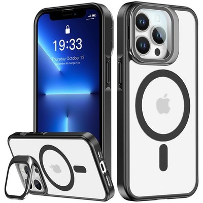 For iPhone 14 Pro Max Case Camera Lens Protective Stand Hard Cover 6.7-in