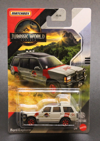 Matchbox - Jurassic World - Ford Explorer - 1:64 - Neu&Ovp-image