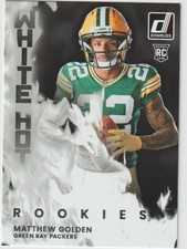 2025 DONRUSS FOOTBALL MATTHEW GOLDEN WR PACKERS ROOKIE WHITE HOT! SP HOT!
