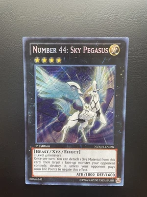 Yugioh Sky Pegasus Number Hunters NUMH-EN028 1st Edition Secret Rare HP - Photo 1/2