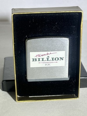 Vintage Zippo First Commonwealth bank tape measure USA NIB