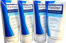4 panoxyl acne creamy wash 6oz ea old new stock